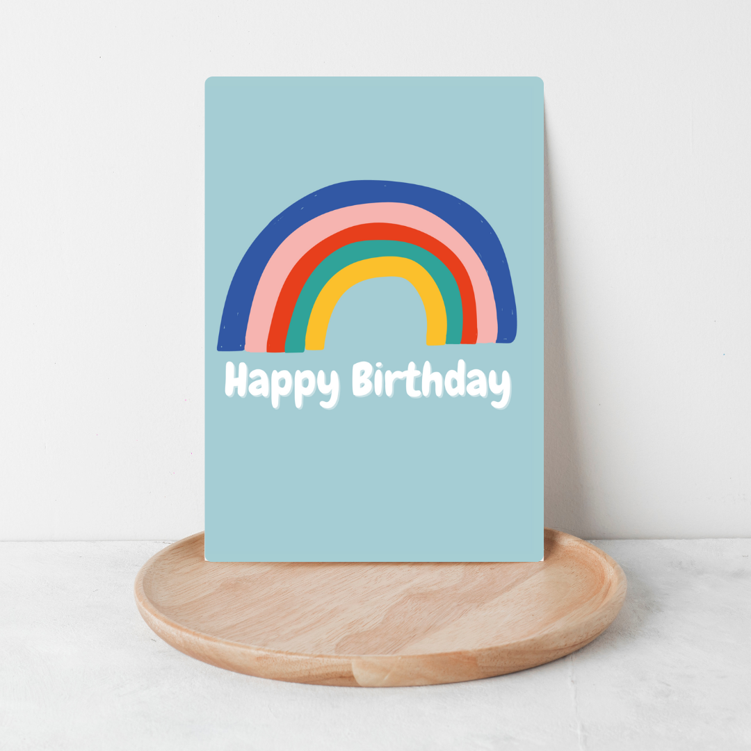 Joyful Rainbow Card