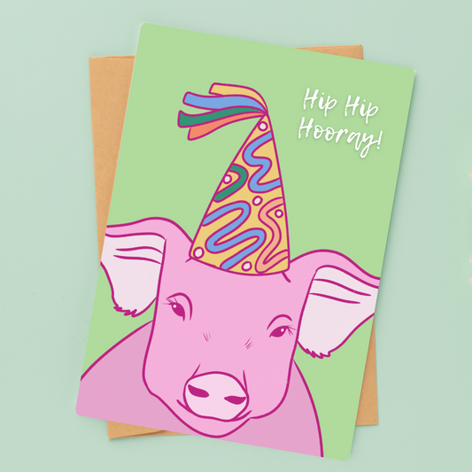 Party Pig card