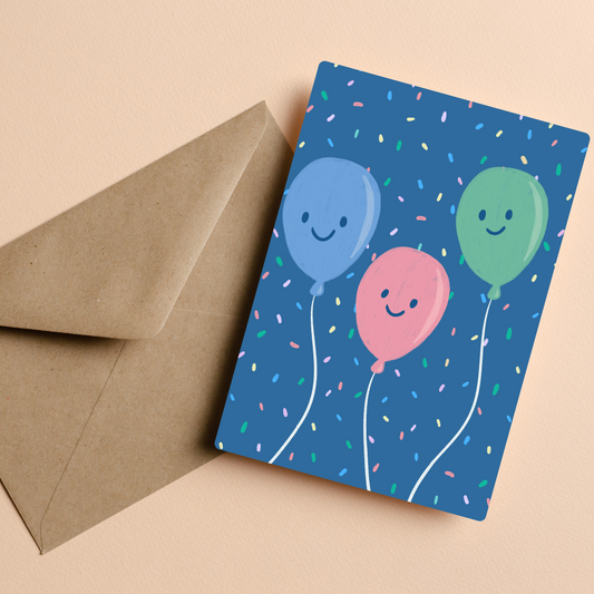 Happy Balloons Card