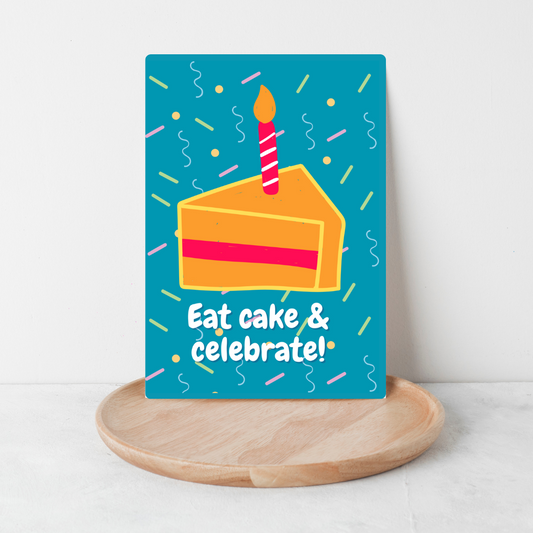 Joyful Cake Card