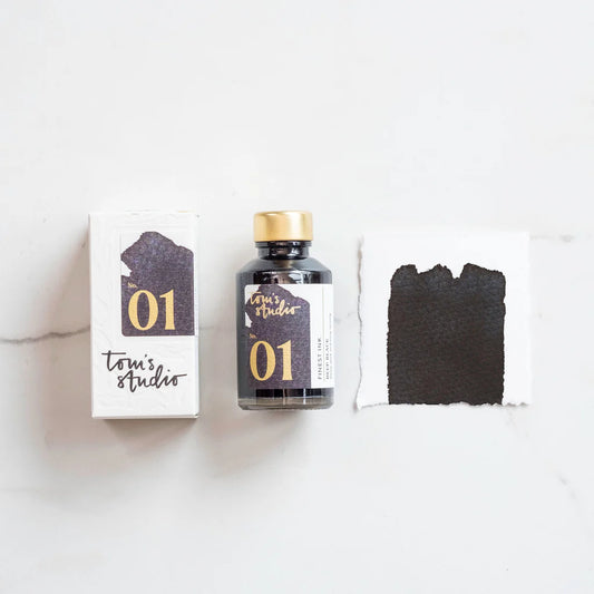 Tom's Studio - Fountain Pen Ink - Deep Black