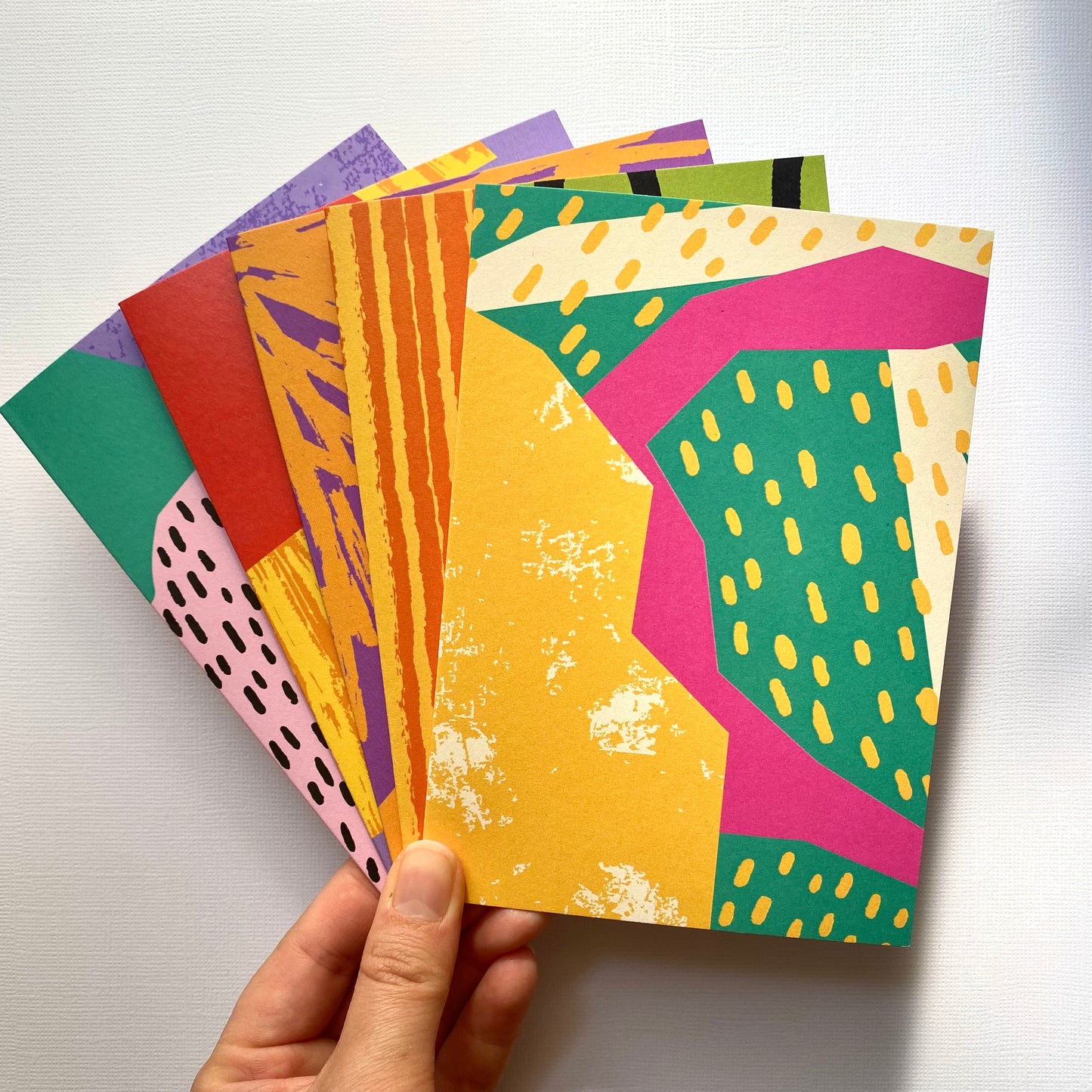 Abstract Collage Card Set