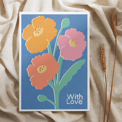 Poppies Print Card