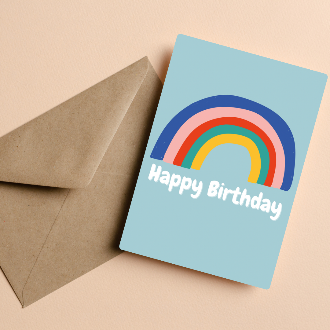 Joyful Rainbow Card