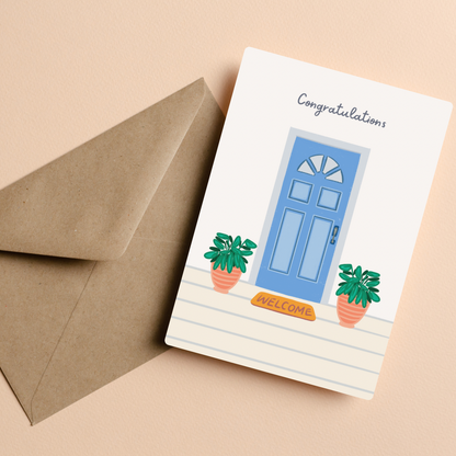 Welcome Home - Congratulations card