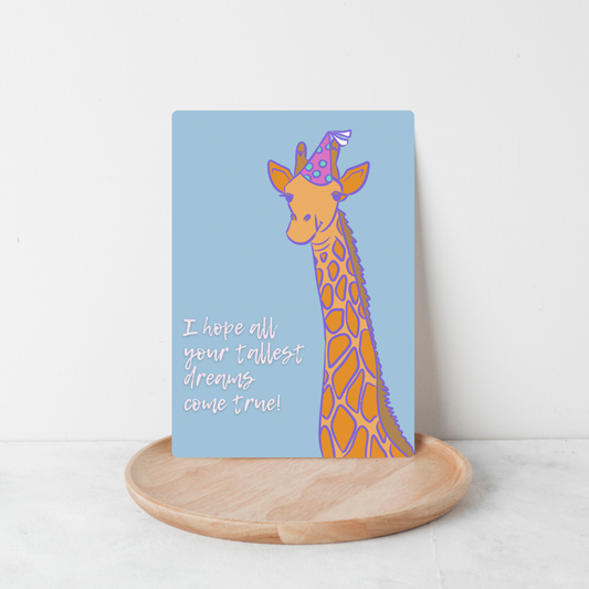 Party Giraffe Card