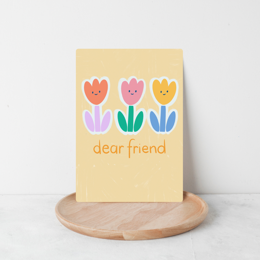 Dear Friend Flowers Card