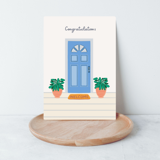 Welcome Home - Congratulations card