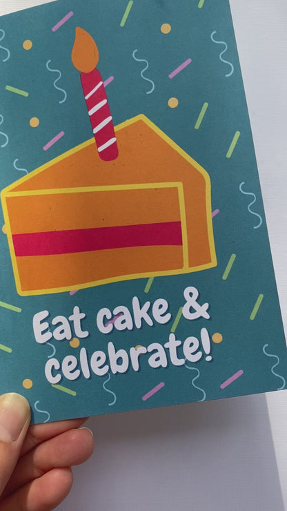 Joyful Cake Card