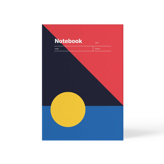 Geometric Shape A5 Blank Notebook